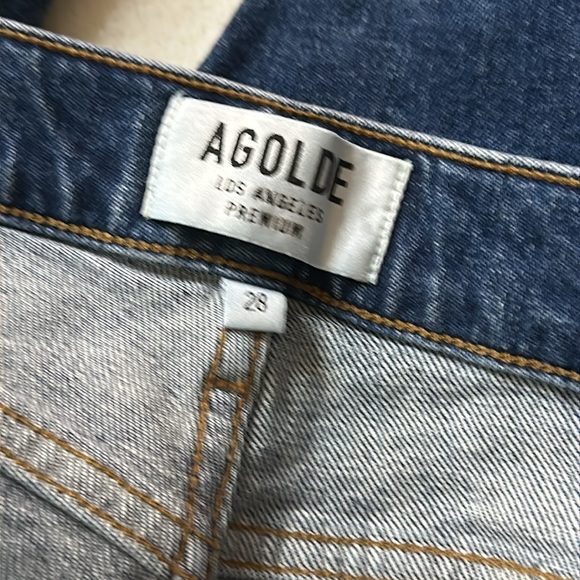 Agolde Nico High Rise Slim Fit Jeans Size 28 - Picture 6 of 12
